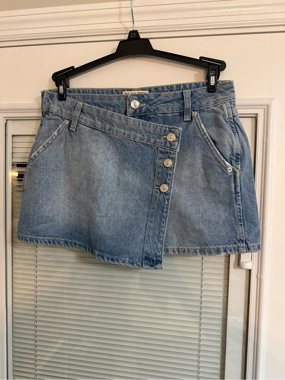 NWOT Free People/We the Free Wynn Denim Mini Skirt